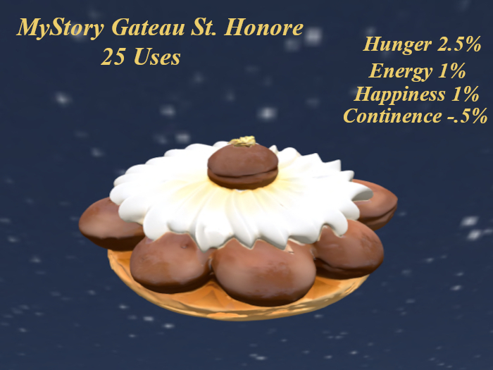 Second Life Marketplace - [MyStory] Gateau St. Honore French Pastry